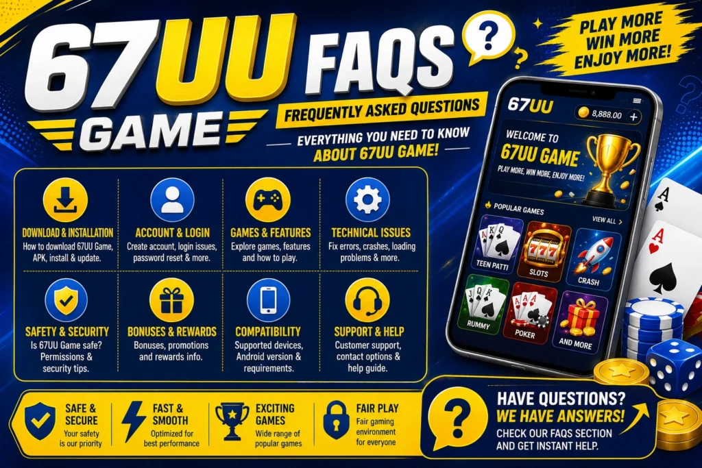 67UU Game FAQs poster